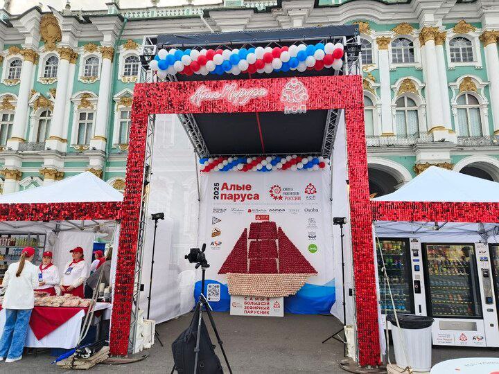 тентовый навес на алые паруса